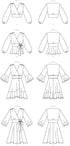 McCall Pattern Women's Crop Top, Blouse, and Dress, Sizes 6-14 Sewing Pattern...