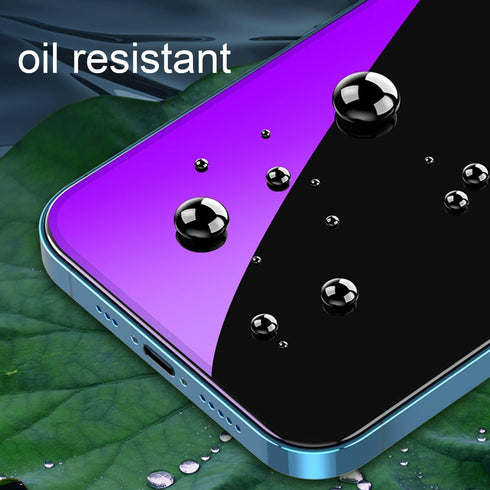 2 PCS Privacy Anti-blue Tempered Glass suit for iPhone 14 Plus/iPhone 13 Pro Max, Anti-Spy Anti-peeping Screen Protector Film Designed for Apple i...