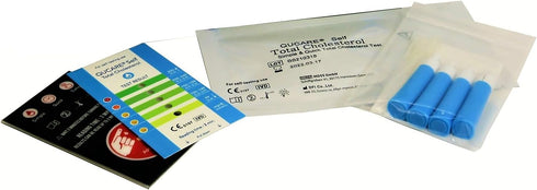Complete Total Only Cholesterol Test, 2 Tests, Quick, Simple & Easy-to-Use, Clear Easy to Read Results, Detects Cholesterol Levels in Your Blood...