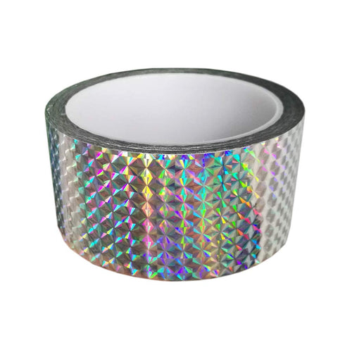 Self-Adhesive Holographic Reflective Tape for Craft Project, DIY Art, Home Decoration, Holiday Packing, etc, 2 Inches by 164 Feet...