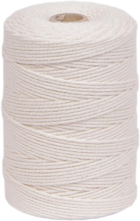 656ft Butchers Cotton Twine String 2mm Cooking Twine Food Safe for Bakers, Meat and Roasting, Gift Wrapping, Crafting & Knitting...