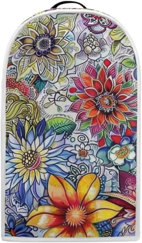 Boho Floral Blender Dust Cover, Anti Fingerprint Polyester Stand Mixer or Coffee Maker Appliance Cover, Dust Proof Stain Resistant Blender Cover f...