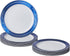 SILVER SPOONS Elegant Disposable Plates For Party - (10 Piece) Heavy Duty Disposable Dessert Set 7.5”, Fine Dining Plastic Dishes For Elegant Chin...