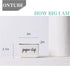 ONTUBE Farmhouse Paper Clip Holders Dispenser Organizer for Desk 3-Inch White...