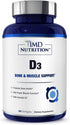 1MD Nutrition Vitamin D3 5000 IU Softgels | Bone Health, Muscle Function, & Immune Support | Gluten Free and Non-GMO with Organic Avocado Oil | 3-...