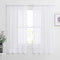 NICETOWN White Sheer Curtains 63 inch Length for Bedroom, Rod Pocket Translucent Voile Sheer Airy & Breathable Curtain Panels for Flat/Apartment, ...