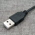 USB to USB Cable - Superspeed USB 2.0 Type A Male to Type A Male 24 / 28AWG Cable 7 Feet - Black...