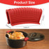 Silicone Assist Hot Pan Handle Holder Hot Skillet Handle Covers Pot Holder Sleeve Cast Iron Skillets Nonslip Heat Resistant for Enameled Griddles ...