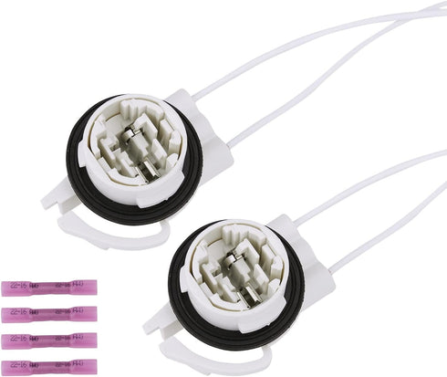 Light Socket Wire Harness Pigtail Repair Kit (2pcs) LED/Standard, Bulbs# 4114,4157,3157,Replaces# 19258649, LS94,645-607,Daytime Running Light Soc...