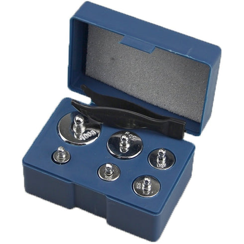 Precision Weight 5g 10g 20g 50g 100g Grams Steel Chrome Calibration Scale Weight Kit Set with Tweezers for Digital Balance Scale, Jewellery Scale...