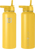 IRON °FLASK Sports Water Bottle - Wide Mouth with 3 Spout Lids - Stainless Steel Gym & Outdoor Bottles for Men, Women & Kids - Double Walled, Insu...
