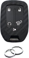 1PCS Compatible with Chevy Chevrolet Silverado GMC Sierra 1500 2500 HD 3500 HD 1500 Limited Silicone Key Fob Case Cover Protector, Truck Accessori...