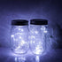 6 Pack Mason Jar Lights, 20 LED Solar Cold White Fairy String Lights Lids Insert for Garden Deck Patio Party Wedding Christmas Decorative Lighting...