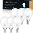 hansang E12 LED Ceiling Fan Light Bulbs 6000K Cool Daylight, 6W 60Watt Equivalent, A15 Small Candelabra Base Chandelier Bulbs, 600LM, Non-dimmable...