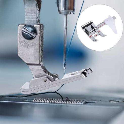 Adjustable Guide Foot Snap On for Domestic Sewing Machine Fits for Brother,Singer,Husky,Babylock,Kenmore,Janome,Elna...