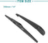 ACROPIX Windshield Back Wiper Arm Blade Rear Rear Windshield Wiper Blade and Arm for Jeep Cherokee 1 Set Black...