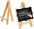 Onwon 12 Pcs 5 Inch Mini Wood Display Easel Natural Wood Painting, Drawing, Photos, Card Holder Decorative Display (5" / 12.7cm)...