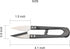 Sewing Scissors Yarn Thread Cutter 4.1inch Mini Small Snips Trimming Nipper Made of High-Carbon Steel Thread DIY Supplies for Stitch Embroidery, K...
