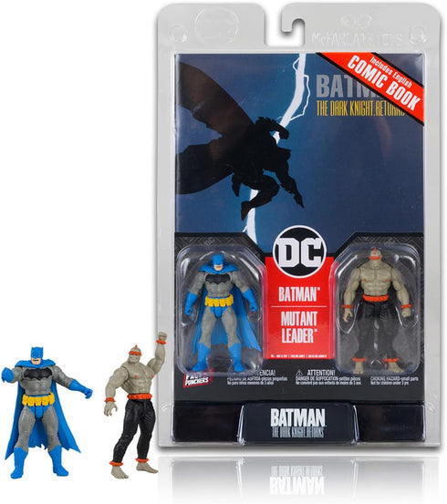 McFarlane Toys - DC Direct Page Punchers 2pk Batman & Mutant Leader 3in Figures with Comic...