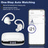 Wireless Earbud, 48Hrs Bluetooth 5.3 Headphones Over Ear IP7 Waterproof, Sports Wireless Earphones in Ear with Dual LED Display, Stereo Bass Over ...