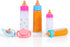 Magic Disappearing Milk and Juice Bottles with Pacifiers for Baby Doll Accessories,6 Pieces Pretend Play Feeding Toy Set, 4 Bottles and 2 Pacifier...