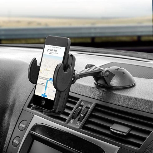ARKON Mounts Windshield or Dash Car Mega Grip Phone Holder Mount | Universal Phone Fit | Adjustable Angle | Strong Windshield Suction | Compatible...