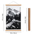 Asian Wall Art Decor Paintings For Bedroom, Living Room, Black And White Wall, Handmade Hanging Chinese Japanese Traditional Landscape...