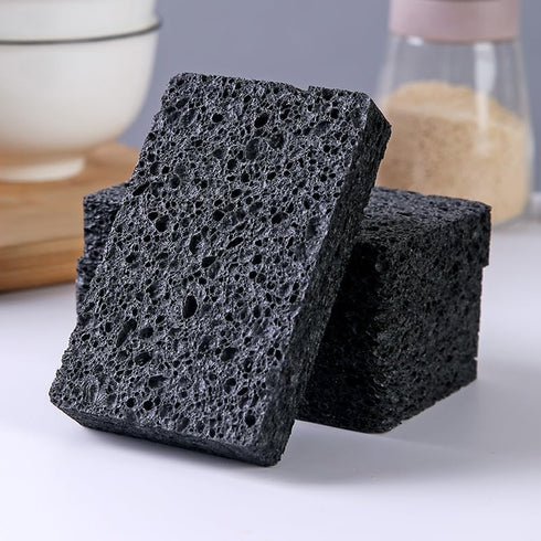 12 - Pack Non-Scratch Scrub Sponges - Sponges for Dishes and Washing Dishes, Cleaning Sponges for Kitchen Home and More?Black?...