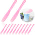 12 Pcs Facial Spatula,Cosmetic Spatula Jelly Mask Spatula Skincare Spatula Plastic Face Mask Spatula Pink Makeup Spatula Small Disposable Spatulas...