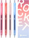 Kaco ROCKET Gel Pens 4 Pieces 0.5mm Black Ink Sunset Beach Aesthetic Pens School Office Stationery Quick Drying...