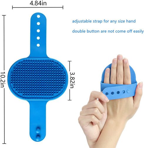 Pet Dematting Undercoat Rake + 2 Pack Dog Pet Bath Grooming Brush - Undercoat Rake Grooming Tool Deshedding Tangles Removing - Shedding Brush Dema...