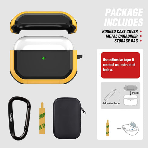 Valikit Compatible Airpods Pro Case Cover with Cleaner Kit, Shockproof Soft Protective Case for Airpod Pro Gen 2nd/1st Gen...