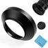 58mm Wide Angle Lens Hood,Universal Metal Lens Hood Sunshade with Centre Pinch Lens Cap for Canon Nikon Sony Pentax Olympus Fuji Camera +Microfibe...