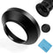 43mm Wide Angle Lens Hood,Universal Metal Lens Hood Sunshade with Centre Pinch Lens Cap for Canon Nikon Sony Pentax Olympus Fuji Camera +Microfibe...