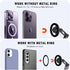 Universal 360° PRO Magnetic Suction Car Phone Holder, Alloy Folding Magnetic Cellphone Holder for Car, Hands Free Adjustable Bracket Dashboard Pho...