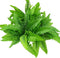 Leoyoubei 4 Bunches 14" Ferns Artificial Boston Fern Bush Plant,Faux Plant Shrubs Greenery Bushes Indoor Outside,Hanging Basket Planter Decor for ...