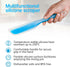 Nonstick Silicone Knife Shaped Flexible Kitchen Spatula Scraper Turner,Kitchen Cooking Utensils With Nylon Core (Blue&Green)...