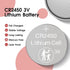 CR2450 3V Lithium Battery, 20 Pack, 3V Button Cell Battery, Lithium Coin Battery for Watches, Calculators, Car Remote, Key Fob...