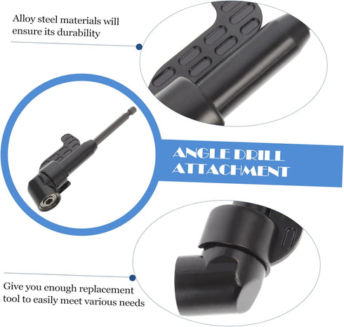 105 Bit Corner Universal Adapter Screwdriver Electric Power Tools 105 Degree Angle Drill Attachment Cordless 105° Angle Drill Universal Tools Dril...