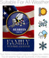 Breeze Decor US Family Honor Garden Flag Armed Forces Navy USN Seabee United State American Military Veteran Retire Official House Banner Small Ya...