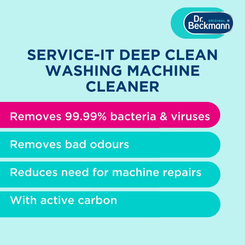 Dr.Beckmann Service-it Deep Clean Washing Machine Cleaner, 1 Treatment...