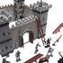 Medieval Castle Toys,Knight Game Soldier Model Building Accessories, DIY Assembled Castle Model Set,Playset Gifts...