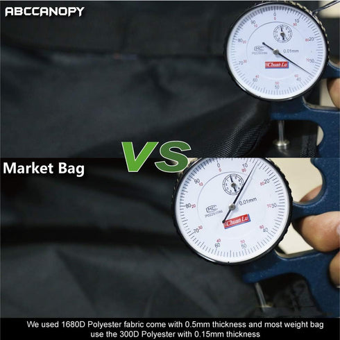 ABCCANOPY 112 LBS Extra Large Canopy Sand Bags, 4-Pack, Yellow (Without Sand)...