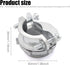 5Pack 1 inch NM Cable Clamp Type Connectors for Metallic Conduit Protect Cables Silver-Zinc...