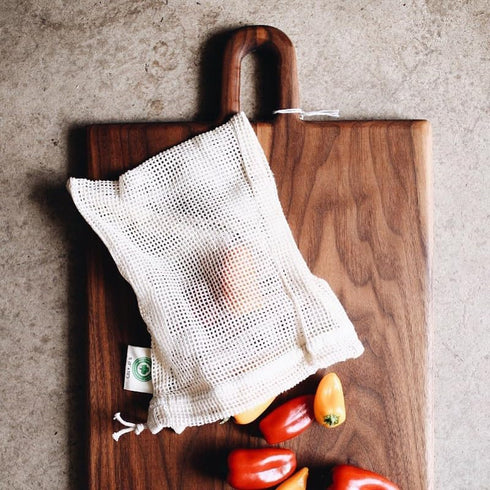 Reusable Garlic Storage Bags - Organic Cotton Garlic Mesh Bags with Drawstring - Washable Garlic Holder Storage - Net Garlic Keeper Sacks - Onion ...