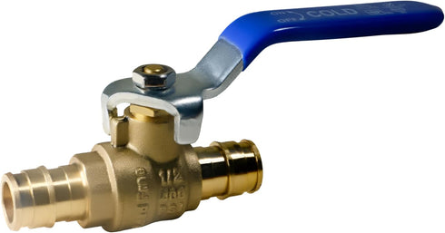 1/2" Pex A Expansion Ball Valve, Red/Hot and Blue/Cold 29-5-1&2 (2)...