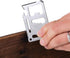 Stainless Steel Survival Pocket Tool - 11-in-1 Multipurpose Silver Beer Bottle Opener/Portable Wallet Pocket Size/Gifts for Men and Women(4-Pack)...