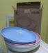 Wheat Straw Plates Lightweight Unbreakable Dinner Dishes Plates Set Dishwasher & Microwave Safe (Large 4 Pack 8')...