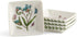 Portmeirion Botanic Garden 3" Mini Square Dish (Set of 4), Assorted Florals Motif - Durable Porcelain with Chip-Resistant Glaze, Dishwasher, Micro...