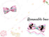 Lionheart glory Floral Rose Print Dog Collar Adjustable Soft Dog Collar with Bowtie, Girl Pet Collars for X-Small Small Medium Large Dogs...